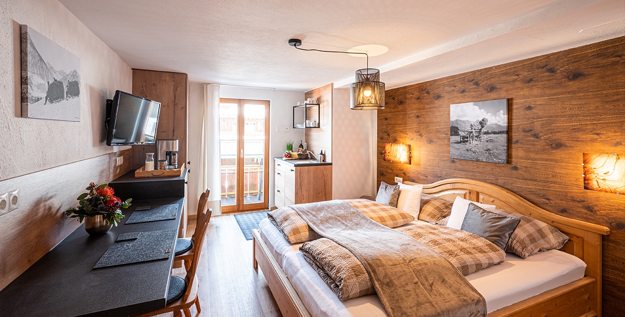 Doppelzimmer - Heuboden | Pension Schittlerhof in Langenwang im Allgäu